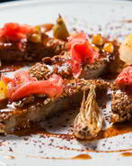 Печень с орехами