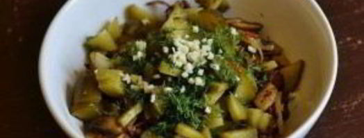 печень с солеными огурцами. Шаг 6