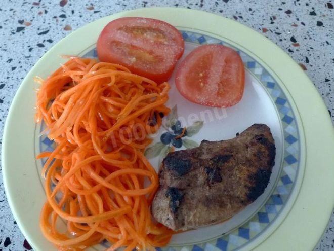 Рецепт печени свиной жареной