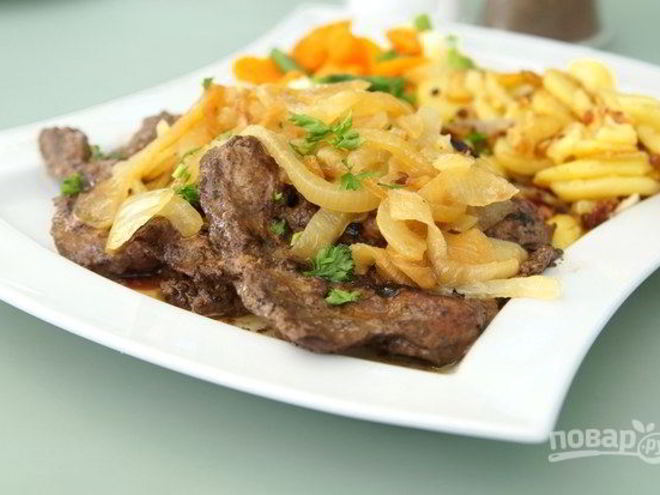 Рецепт печени телячья