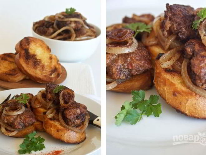 Рецепт печени цыпленка