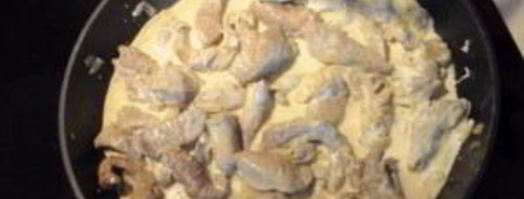 печень, тушенная в сметане. Шаг 3