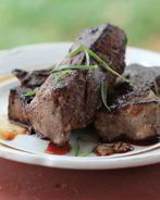 Печень в абрикосовой глазури