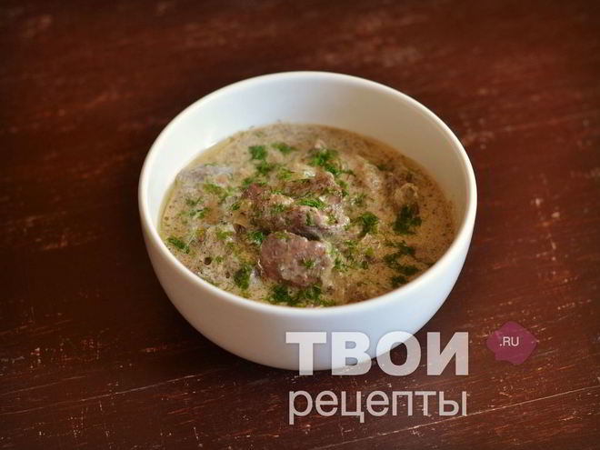 Рецепт печени в сметане в мультиварке