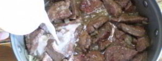 печень в сметане. Шаг 6