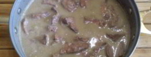 печень в сметане. Шаг 7