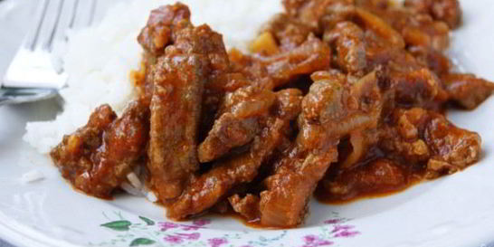 Печень в томатном соусе