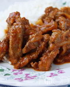 Печень в томатном соусе