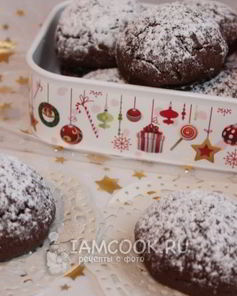 Шоколаднoе печеньe с начинкой