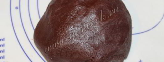 шоколаднoе печеньe с начинкой. Шаг 3