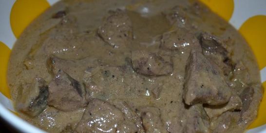 Свиная печень в сметане в мультиварке