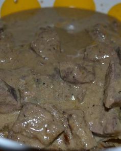 Свиная печень в сметане в мультиварке