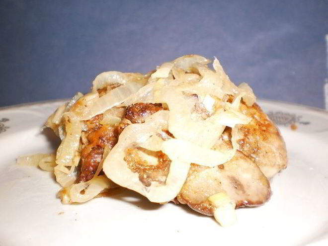 Рецепт свиной печени