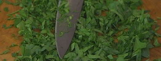 телячья печень со шпинатом. Шаг 3