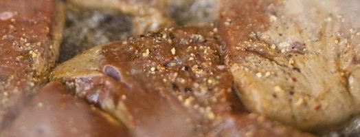 телячья печень со шпинатом. Шаг 4