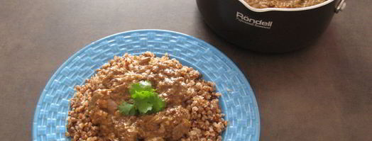 тушеная куриная печень. Шаг 7