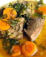 Тушеная печень с луком и морковью