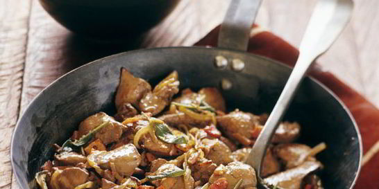 Тушеная печень