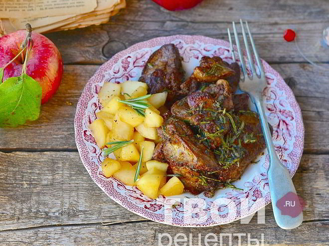 Рецепт жареной куриной печени