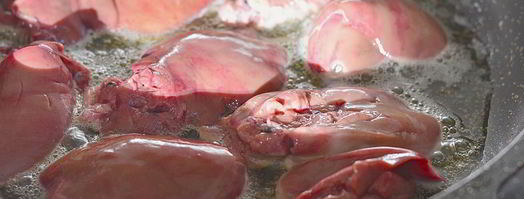 жареная куриная печень. Шаг 2