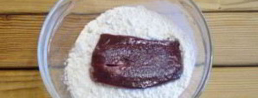 жареная печень с луком. Шаг 4