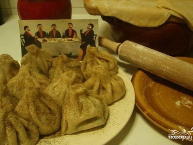 Рецепт грузинских хинкали