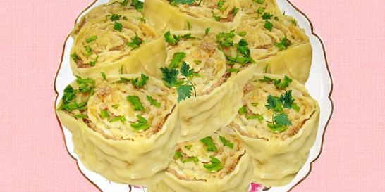 Ленивые пельмени с капустой и мясом