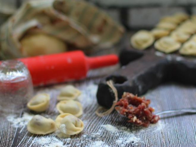 Рецепт пельменей из заварного теста