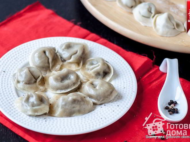 Рецепт пельменей с чечевицей