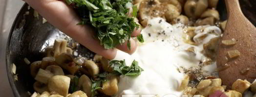 пельмени с грибами. Шаг 9