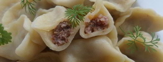 пельмени с гусем, гречкой и овощами. Шаг 19