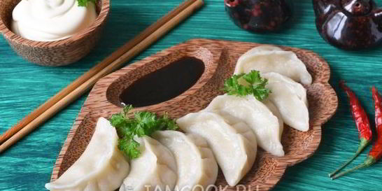 Пельмени с кальмарами