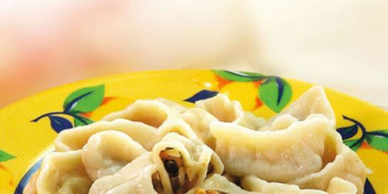 Пельмени с мидиями