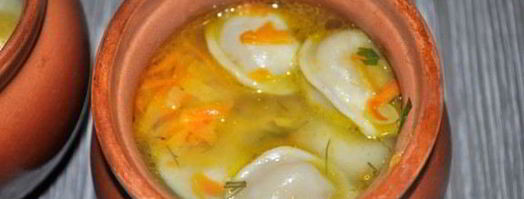 пельмени в горшочках. Шаг 6