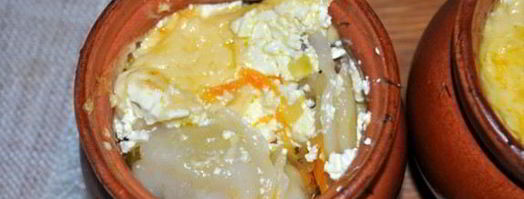 пельмени в горшочках. Шаг 9