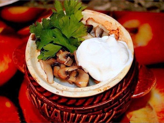 Рецепт пельменей в горшочке в духовке