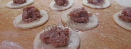 тесто для пельменей без яиц. Шаг 14