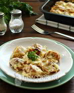 Жареные пельмени в духовке