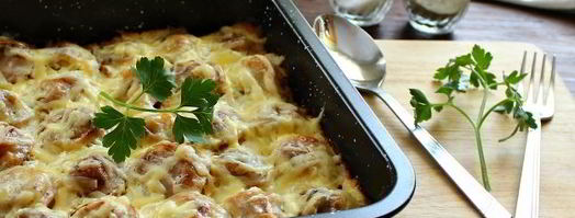 жареные пельмени в духовке. Шаг 14