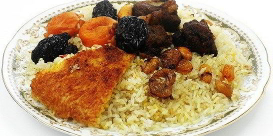 Азербайджанский плов с бараниной и каштанами