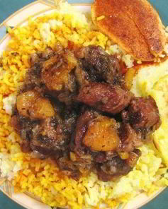 Азербайджанский плов с бараниной