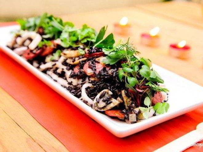 Рецепт черной паэльи