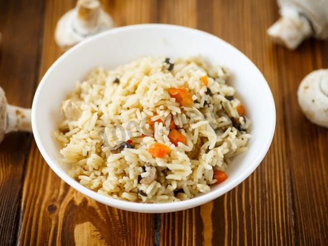 Рецепт грибного плова с шампиньонами