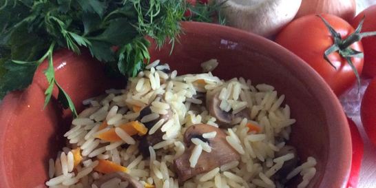 Грибной плов