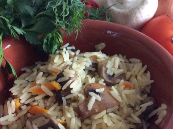 Рецепт грибного плова