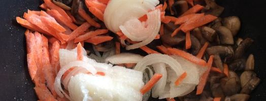 грибной плов. Шаг 2