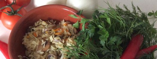 грибной плов. Шаг 4