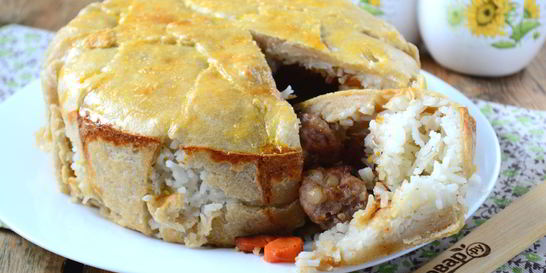 Хан-плов с фрикадельками