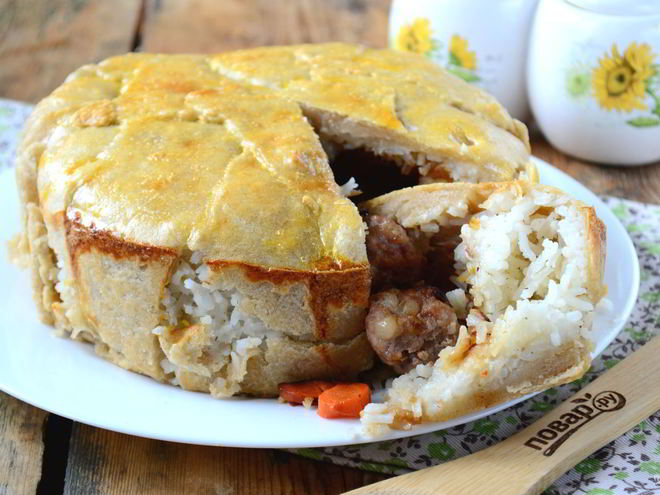 Рецепт хана-плова с фрикадельками