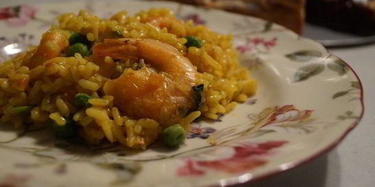 Классическая паэлья с морепродуктами